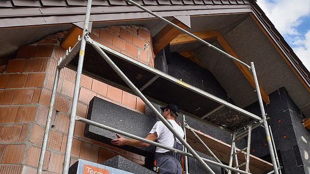 Ocieplanie budynku styropianem grafitowym Termo Organiki